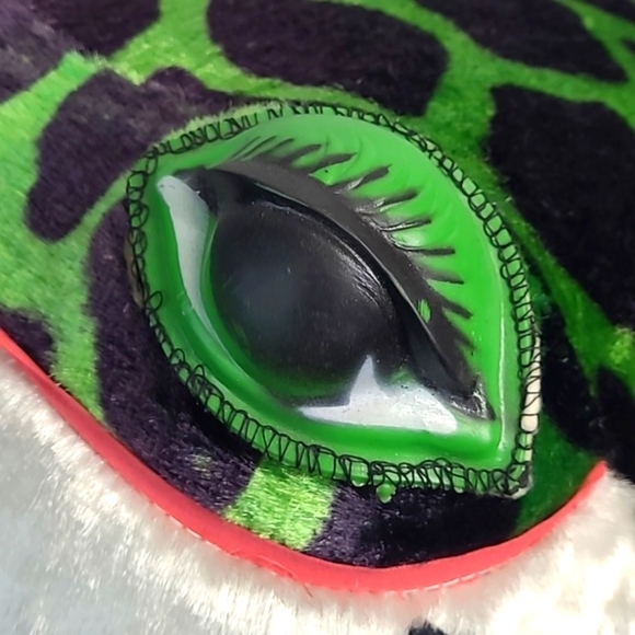 Vintage 90s Weird Funky Big Eye XL Jumbo Frog Toad Carnival Plush Stuffed Animal - Picture 7 of 17